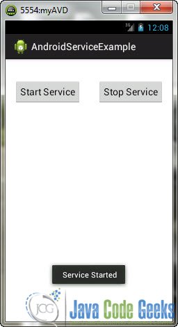 service-stared