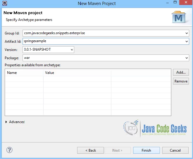 Configure Maven project