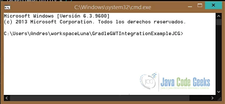 Gradle GWT Console