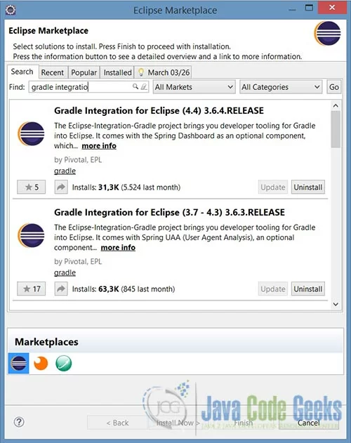 Gradle Eclipse Plugin