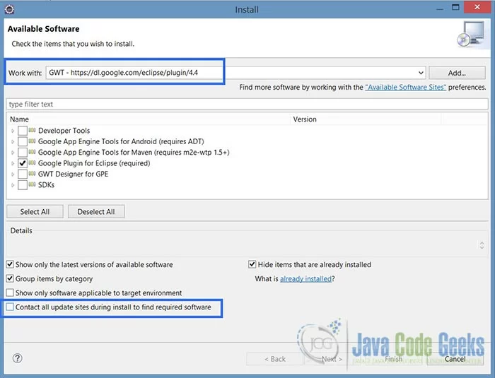 GWT Plugin Installation