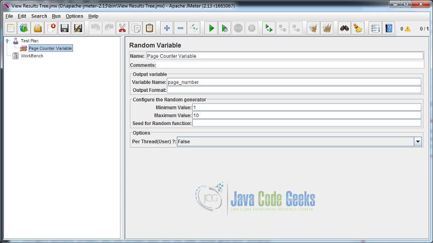 Random Variable Configuration