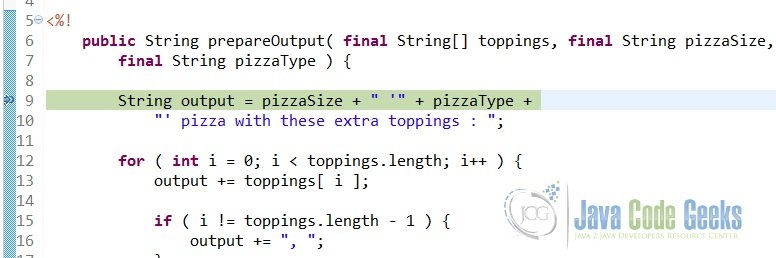 Debugging JSP Scriptlet