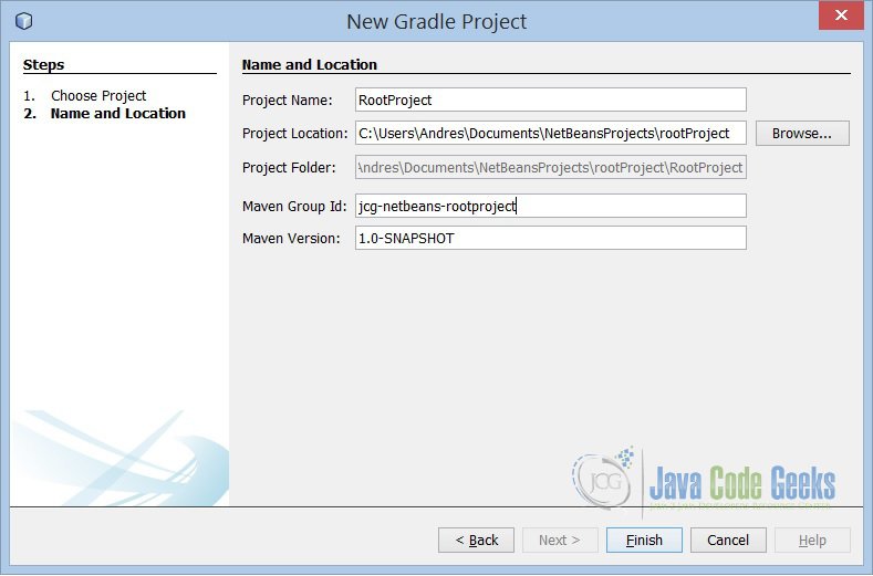 Gradle Root Project