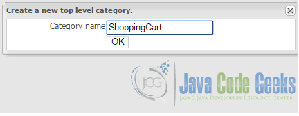 Create new category 'ShoppingCart'