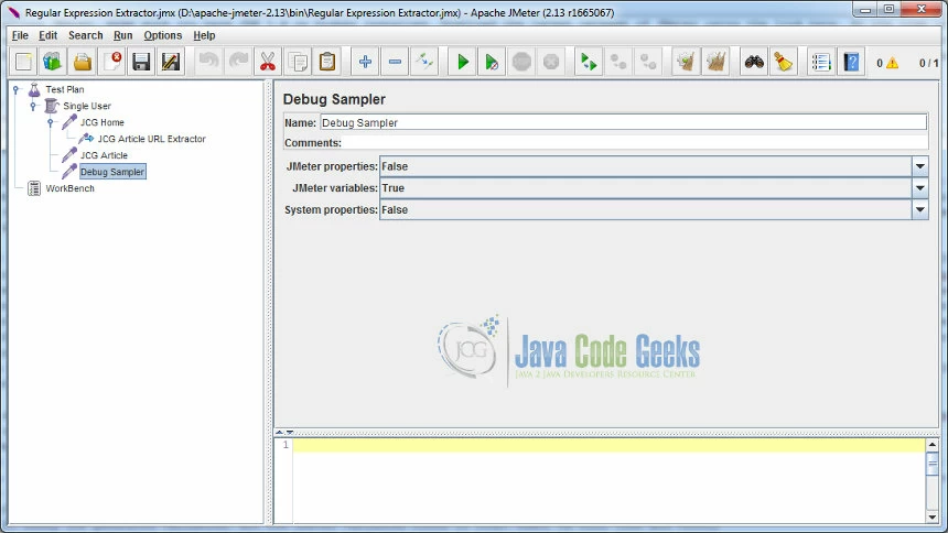 Debug Sampler