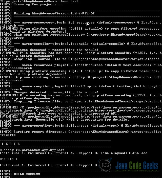 Run tests