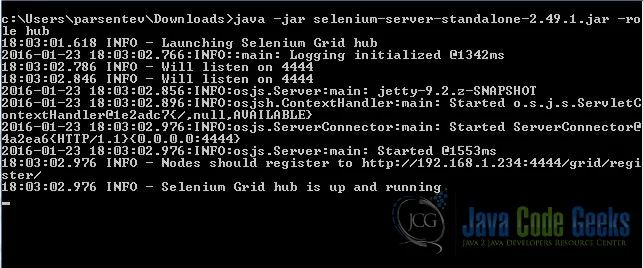 Selenium Grid HUB