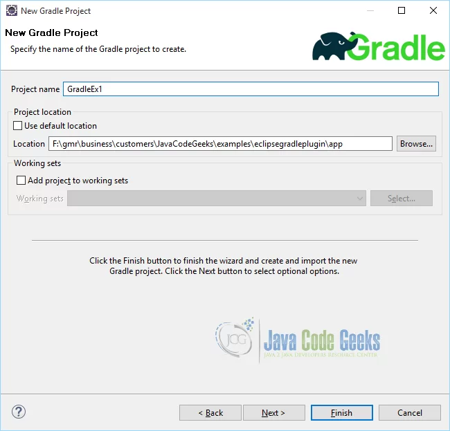 Gradle Project Details