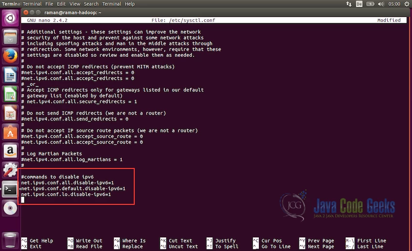 Disabling ipv6