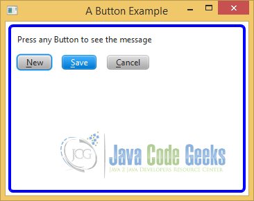 A JavaFX Button Example