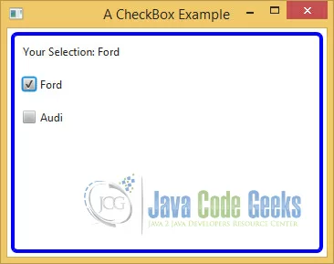 A JavaFX CheckBox Example