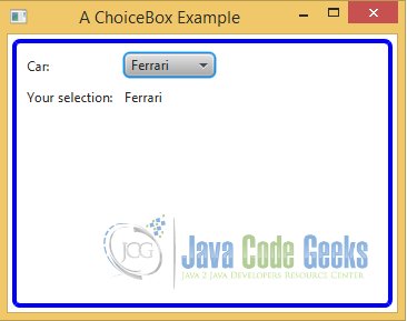 A JavaFX ChoiceBox Example