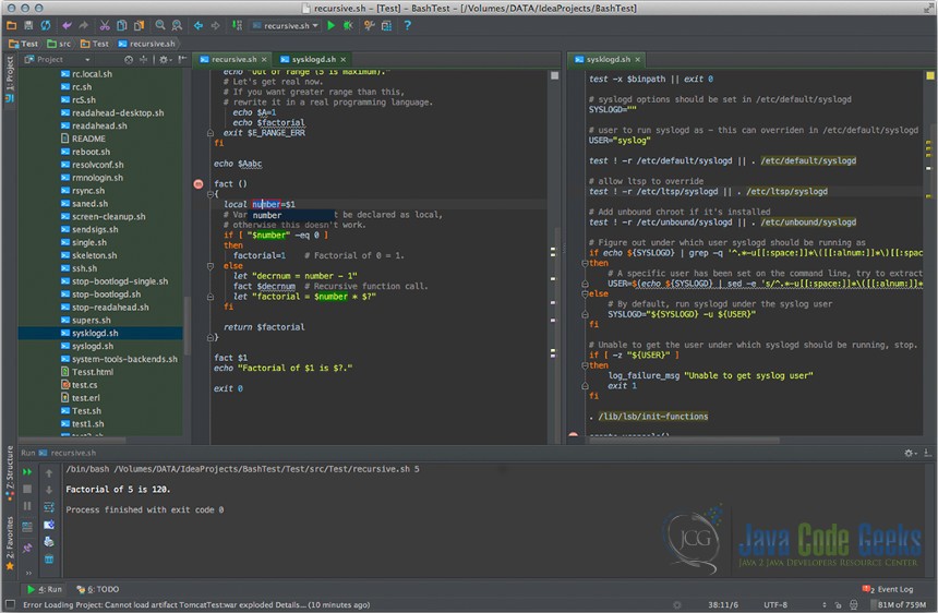 BashSupport Intellij Plugin