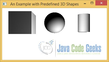 Using Predefined 3D Shapes