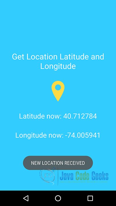 This is the AndroidLocationAPI example.