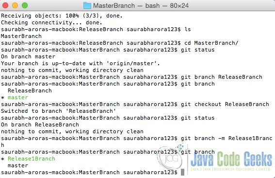 Rename Git Branch