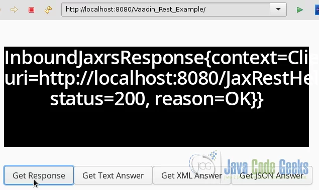 Figure 6: Get Response