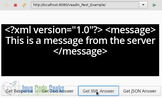 Figure 8: Get XML