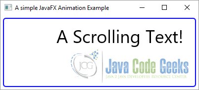 JavaFX Animation Example - Examples Java Code Geeks - 2023