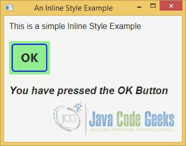 A JavaFX CSS Inline Style Example