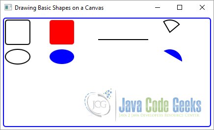Drawing Basic Shapes on a JavaFX Canvas
