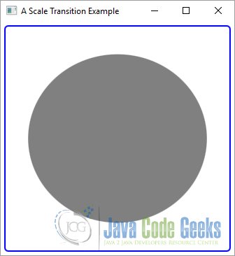 A JavaFX Scale Transition Example