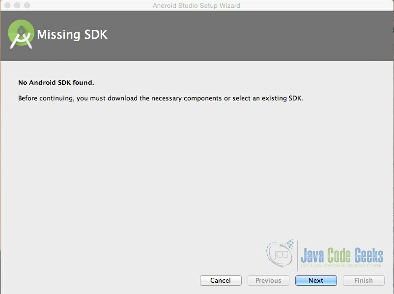 Android Studio Installation - step 2