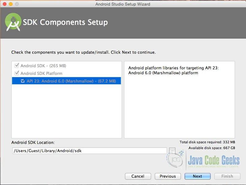 Android Studio Installation - step 3