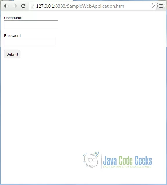 Example1 HTMLPanel