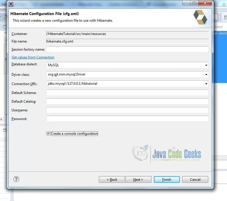 Hibernate Configuration