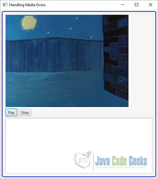 An JavaFX Media Example with Error Handling