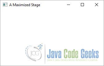 Resizing a JavaFX Stage