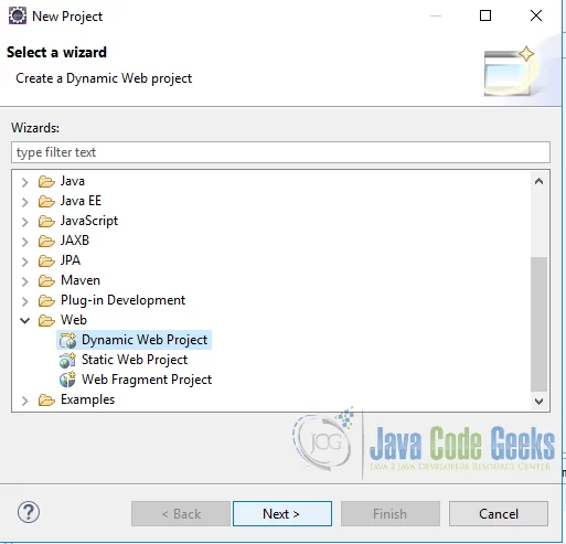 5 Dynamic Web Project