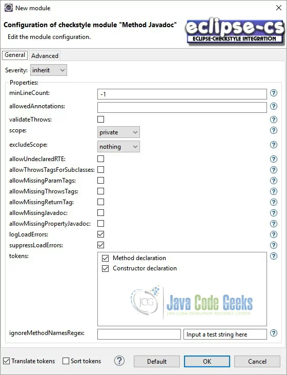 Figure 11. Method Javadoc