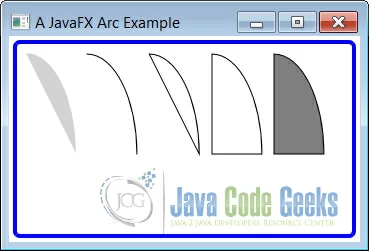 A JavaFX Arc Example