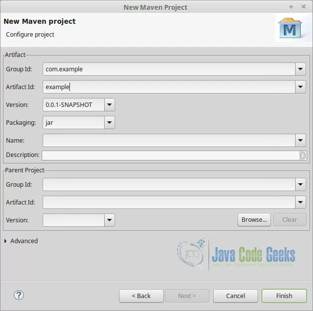 configure maven project