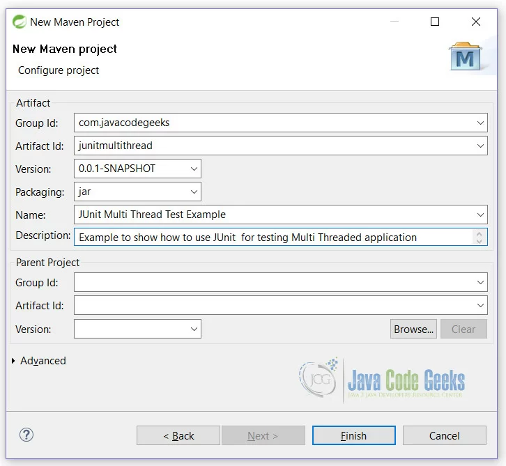 JUnit MultiThread Example Step 2