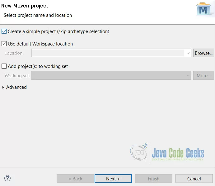 First page for JUnit Hello World project