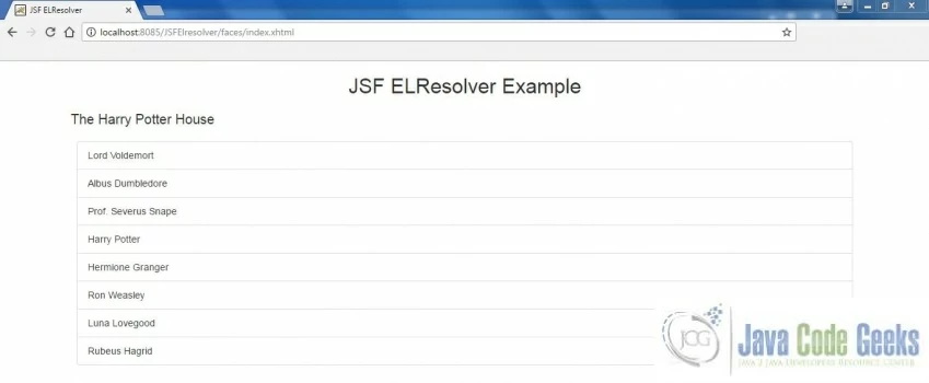 Fig. 18: Application Result Page