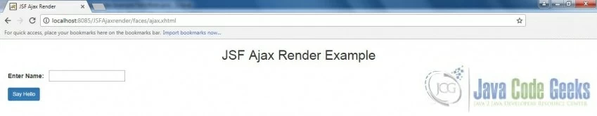 Fig. 18: Ajax Enabled Form Page