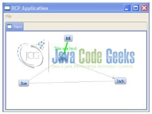 Fig. 3: Application (View.java) Output