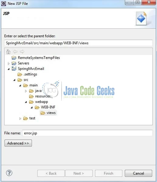 Fig. 18: error.jsp