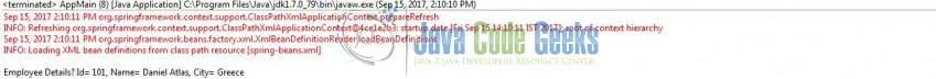 Fig. 18: Application Output