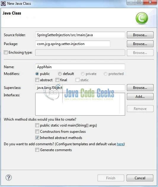 Fig. 13: Java Class (AppMain.java)