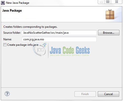 Fig. 10: Java Package Name (com.jcg.java.nio)