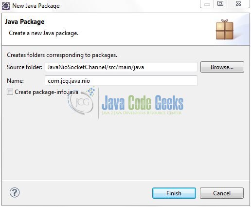 Fig. 8: Java Package Name (com.jcg.java.nio)