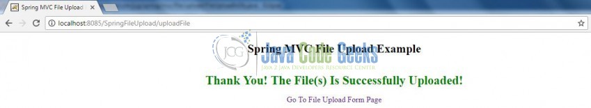 Fig. 23: File Uploaded Successfully