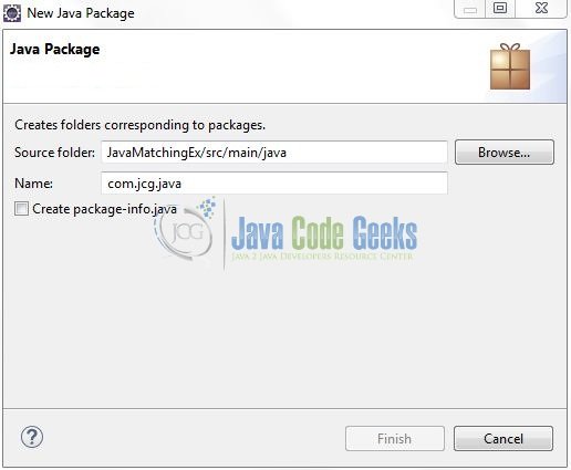 Fig. 6: Java Package Name (com.jcg.java)