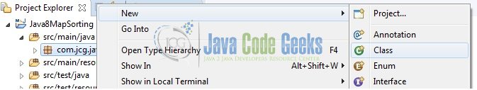 Fig. 7: Java Class Creation